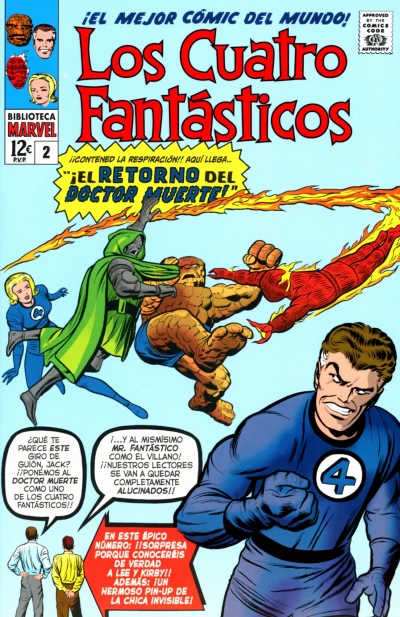 Cover of Los 4 Fantásticos 2