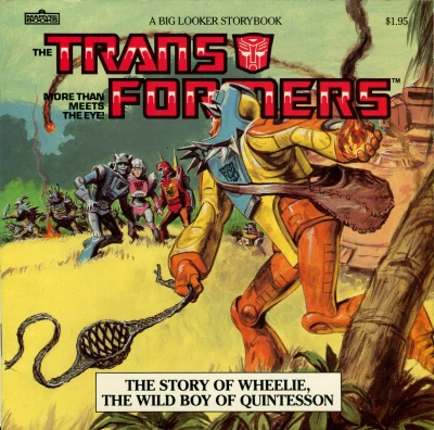 Cover of The Story of Wheelie the Wild Boy of Quintesson