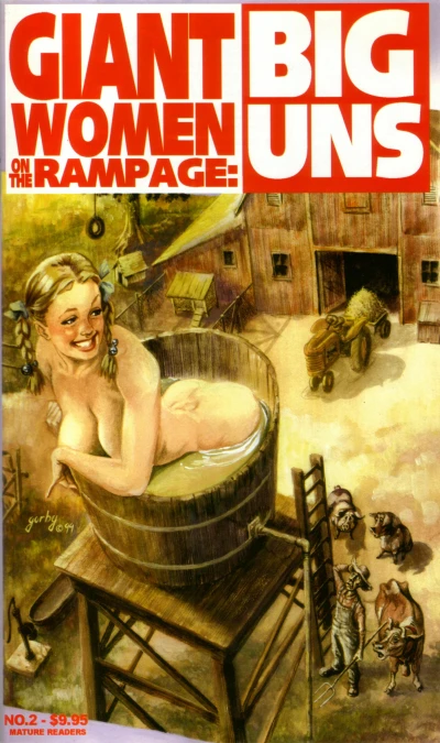 Cover of Giant women on the rampage