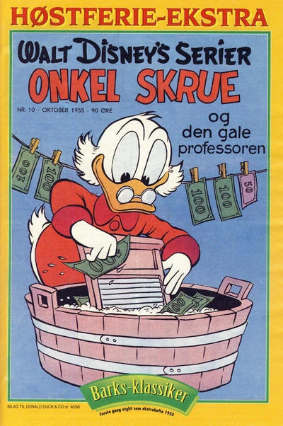 Cover of Onkel Skrue og den gale professoren
