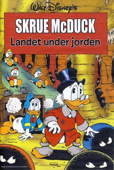 Cover of Skrue McDuck Landet under jorden