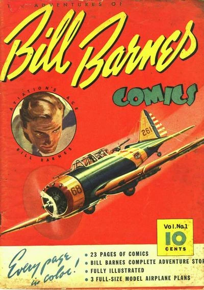 Cover of Bill Barnes Comics