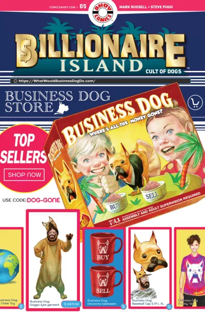 Cover of Billionaire Island; Estate Listing: Doom Cove; My Boy