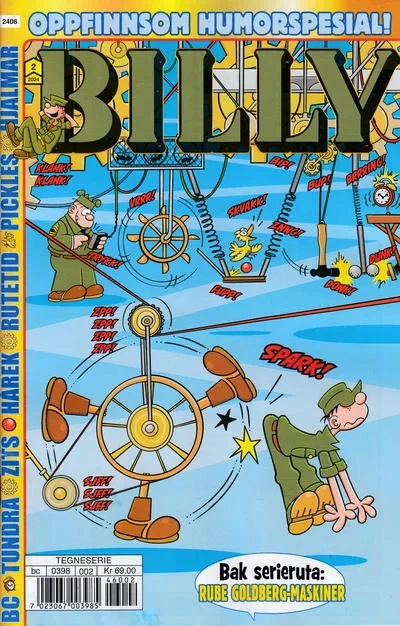 Cover of Bak serieruta: Rube Goldberg-Maskiner