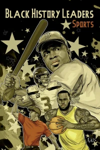 LeBron James, Jackie Robinson, Russell Wilson and Tiger Woods