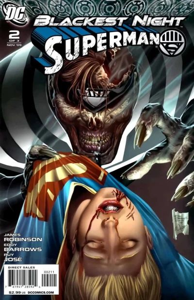 Cover of Blackest Night: Superman