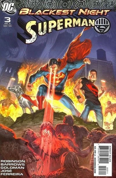Cover of Blackest Night: Superman