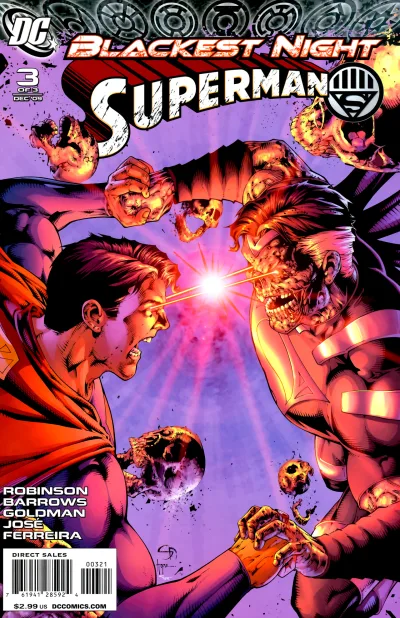 Cover of Blackest Night: Superman