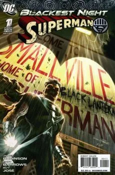 Cover of Blackest Night: Superman