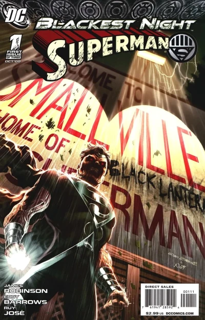 Cover of Blackest Night: Superman