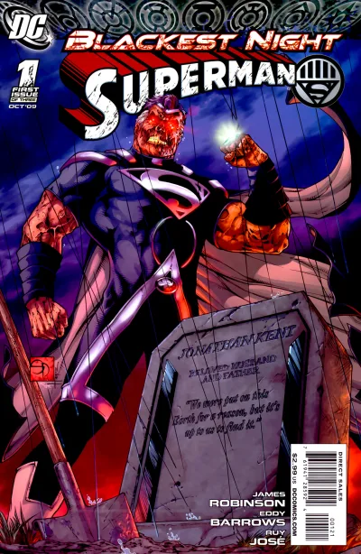Cover of Blackest Night: Superman