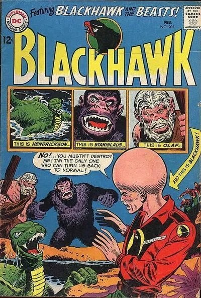 Cover of Blackhawk and the Beasts