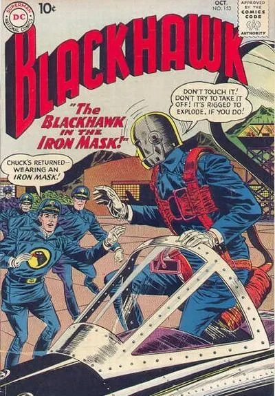 Cover of The Blackhawk in the Iron Mask