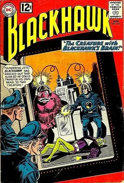 Cover of The Creature with Blackhawk's Brain