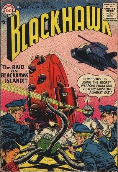 Cover of The Raid on Blackhawk Island!