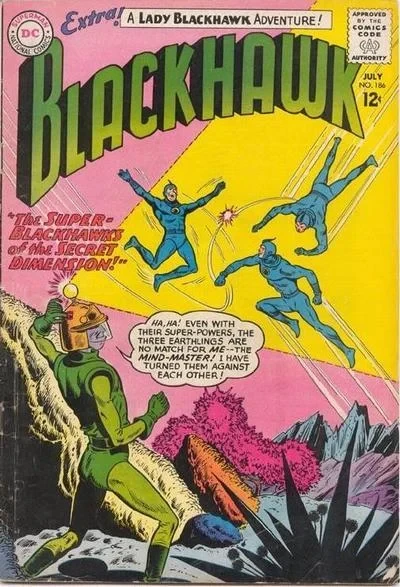 Cover of The Super-Blackhawks of the Secret Dimension