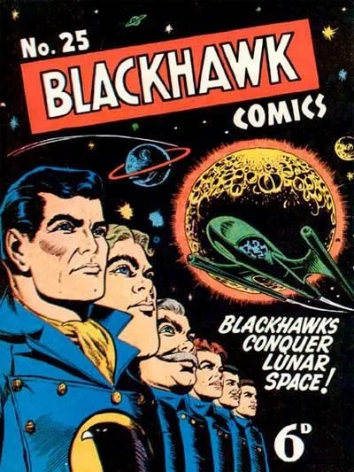 Cover of Blackhawks Conquer Lunar Space