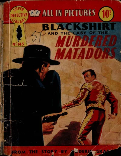 Cover of Blackshirt and the Case of the Murdered Matadors