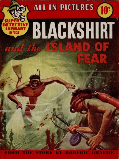 Cover of Blackshirt and the Island of Fear