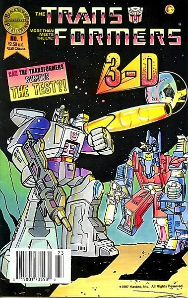 Cover of The Transformers 3-D [#1]