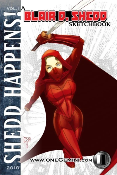 Cover of Blaird D. Shedd Sketchbook Shedd Happens!