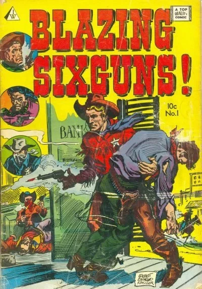 Cover of Blazing Sixguns 1