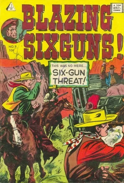 Cover of Blazing Sixguns 9
