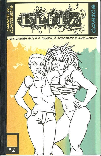 Cover of Carrie Q Contary's Blitz Comics