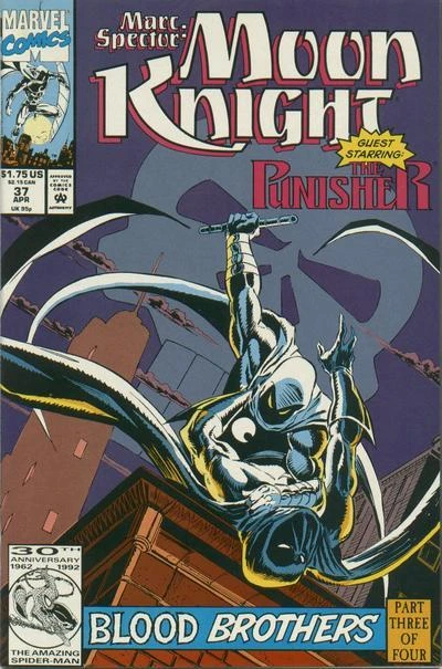Cover of Blood Brothers, Part Three: The Fall and Rise of Moon Knight!