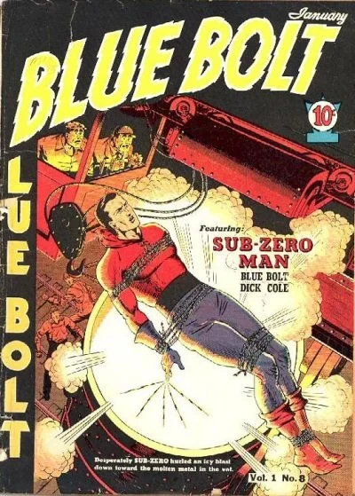 Cover of Blue Bolt Comics