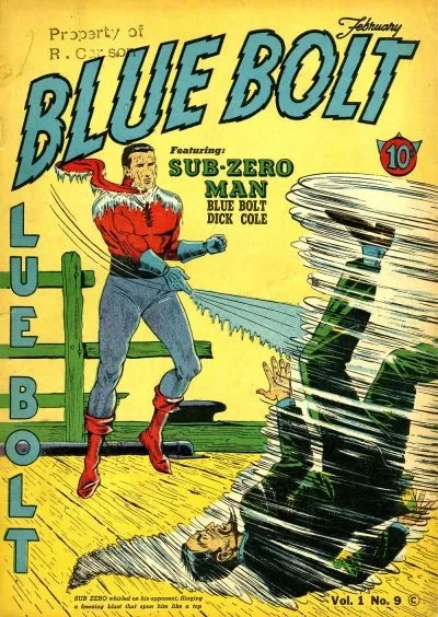 Cover of Blue Bolt Comics