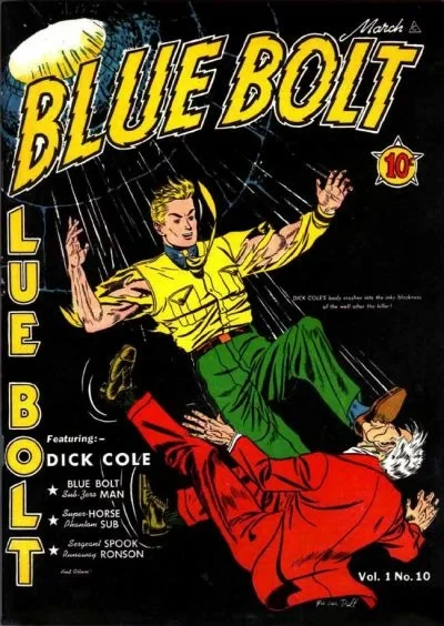 Cover of Blue Bolt Comics