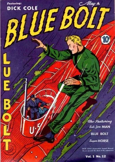 Cover of Blue Bolt Comics