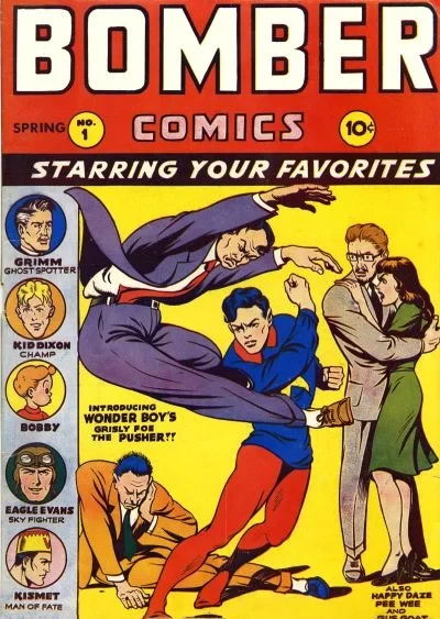 Cover of Bomber Comics