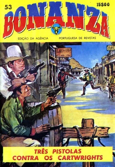 Cover of Tres Pistolas Contra os Cartwrights