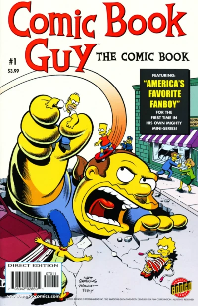 Cover of The Death of Comic Book Guy! Part 1
