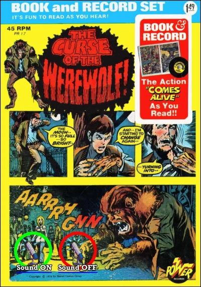 Cover of The Curse of the Werewolf!