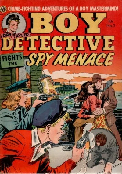 Cover of Fights the Spy Menace