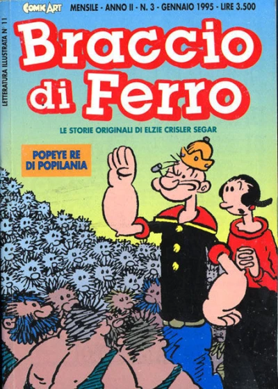 Cover of Popeye re di Popilandia