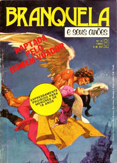 Cover of Raptada pelo homem-voador