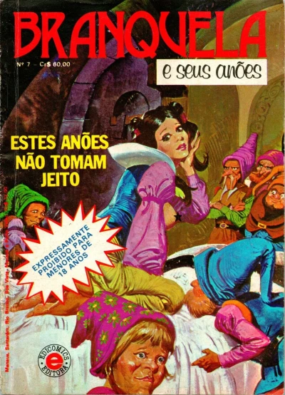 Cover of Estes anões não tomam jeito