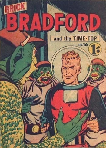 Cover of Brick Bradford and the Time-Top