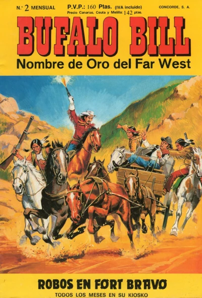 Cover of Robos en Fort Bravo