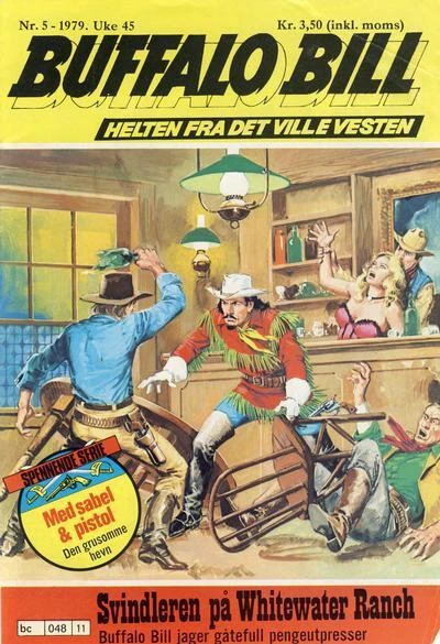 Cover of Svindleren på Whitewater Ranch