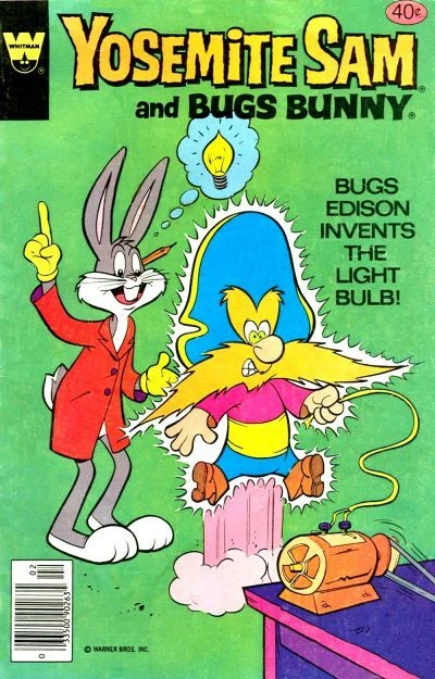 Cover of Bugs Edison Invents the Light Bulb