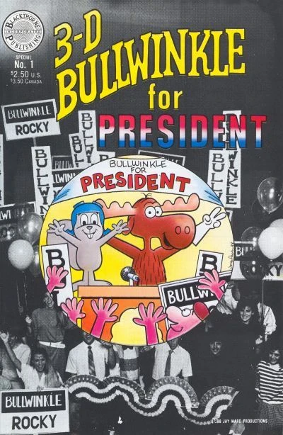 Cover of Bullwinkle for President in 3-D