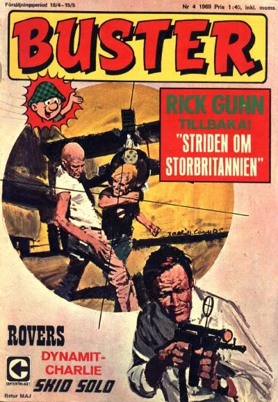 Cover of Rick Gunn Tillbaka!: "Striden om Storbritannen"