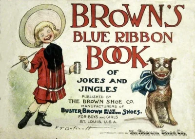 Cover of Brown's Blue Ribbon Book of Jokes and Jingles