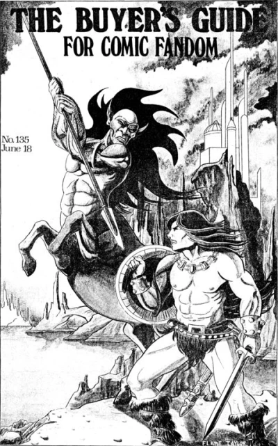 Cover of The Buyer's Guide For Comic Fandom Issue