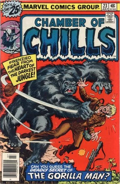 Cover of Can You Guess The Deadly Secret Of The Gorilla Man?
